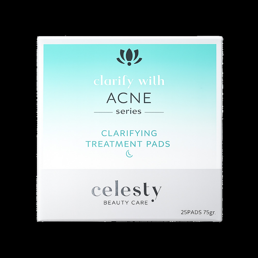 Celesty Beauty Care Clarifying Treatment Pads (25 Pads / 75 g)